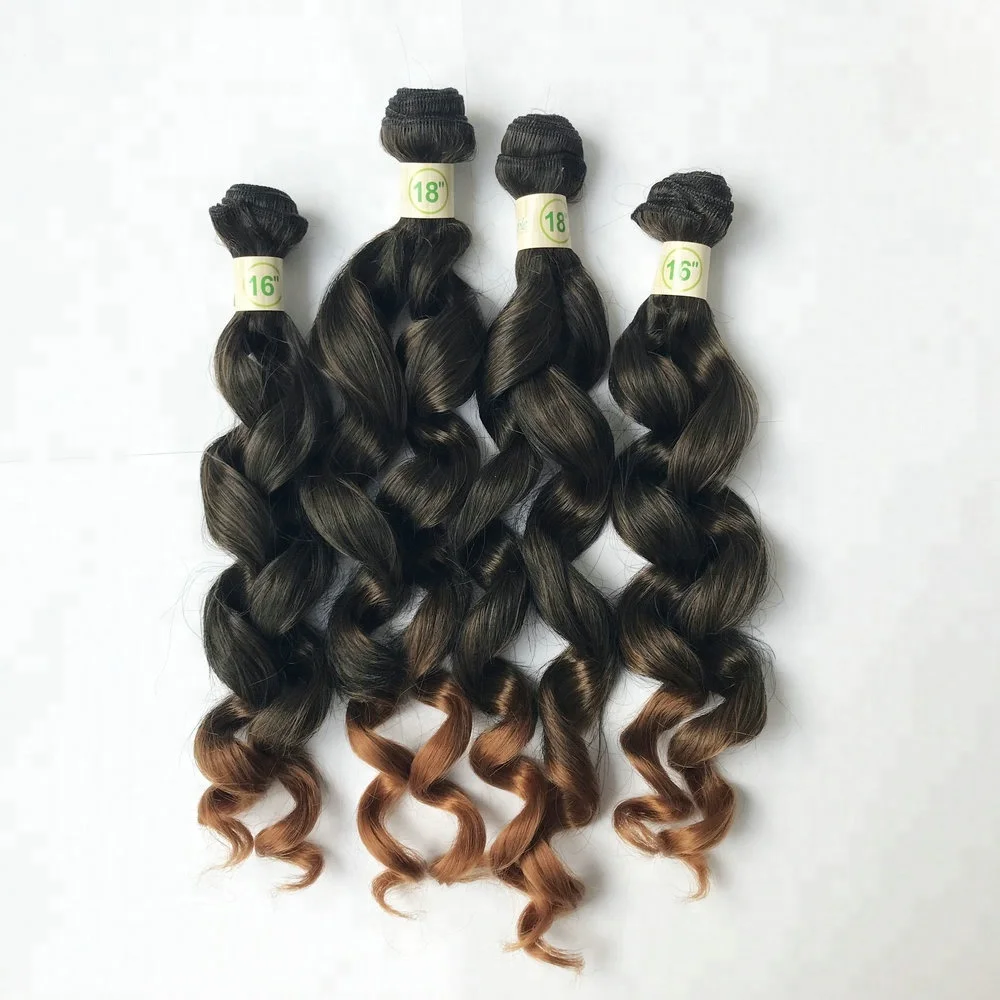 Очаровательные норковые волосы diva curl 4 шт. синтетическое волокно супер weave испанская волна кудрявые термостойкие волокна пакет