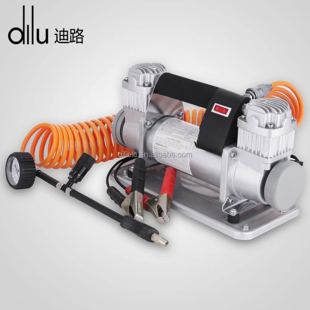 Portable Heavy Duty Tyre Inflator Gauge Car Air Compressor