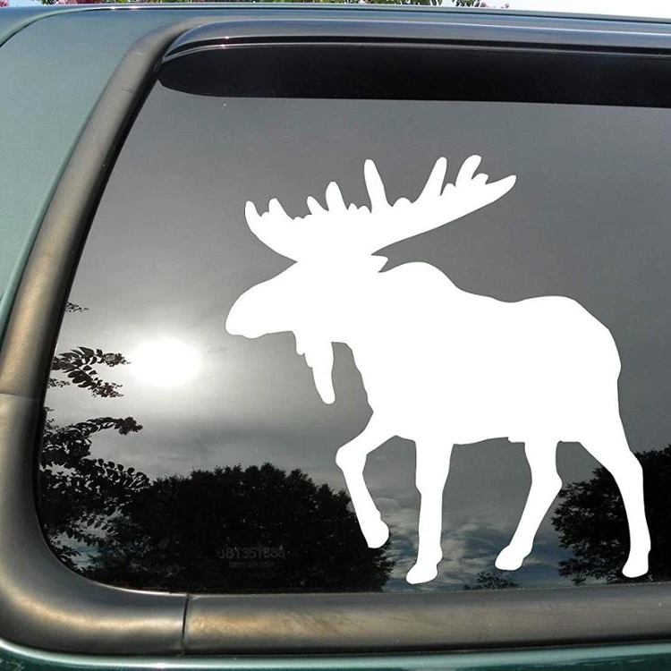 Индивидуальная Высококачественная высекающая форма, водонепроницаемая и устойчивая к ультрафиолетовому излучению наклейка на лобовое стекло автомобиля