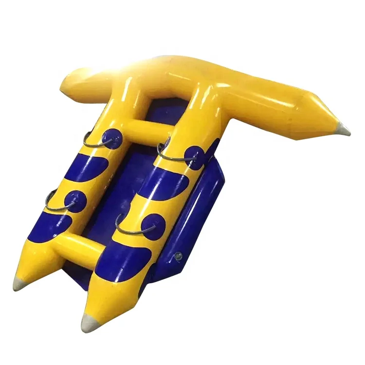 
Price Sports Raft Water Tube Inflatable Flying Fish Towable for Adults 