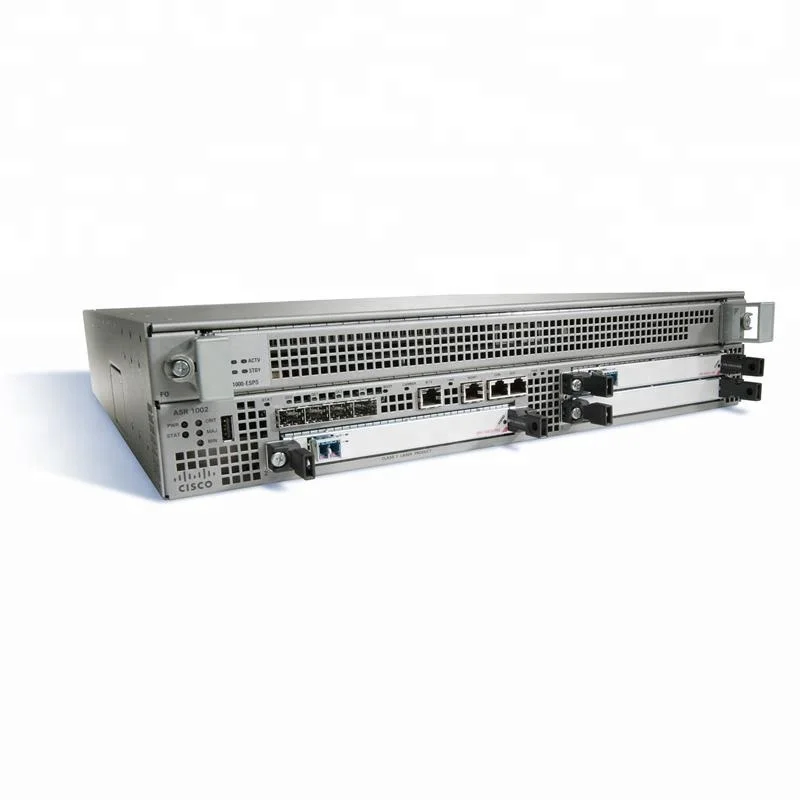 Original New Router ASR1002 Chassis, 4 Built-In GE, Dual P/S Network Router ASR1002