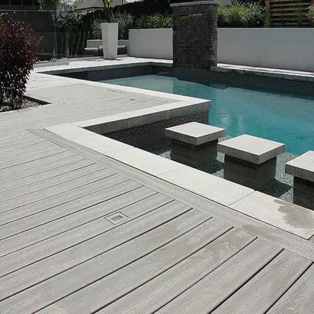 
Mixed bio colors slip resistant outdoor WPC composite wood decking 