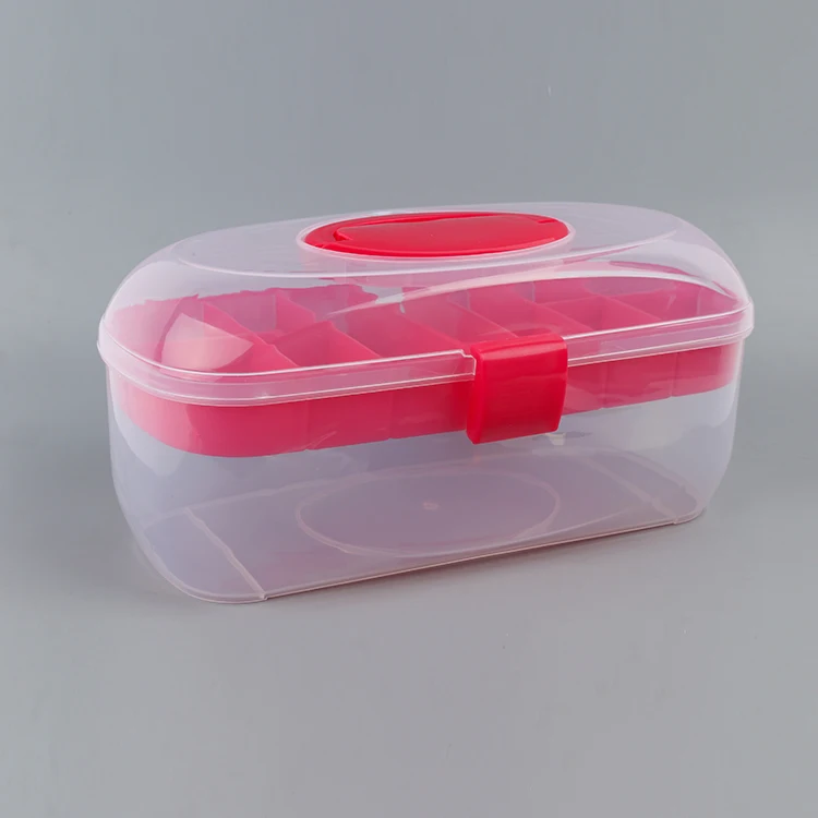 High Quality Portable Multi-function Tool Storage Box Large Oval Storage Toolbox