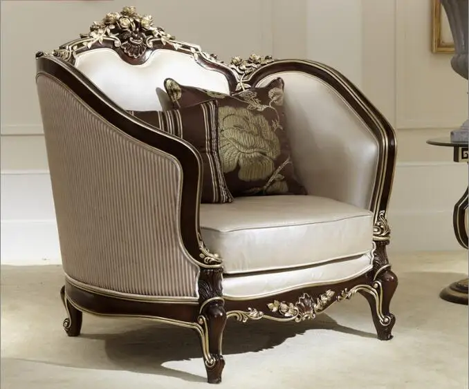 BISINI New Classic Single Leather Sofa Furniture