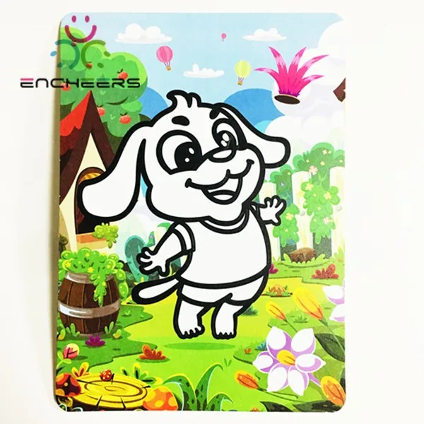 Children Sand Painting Art Cards  DIY Cartoon Painting Cards