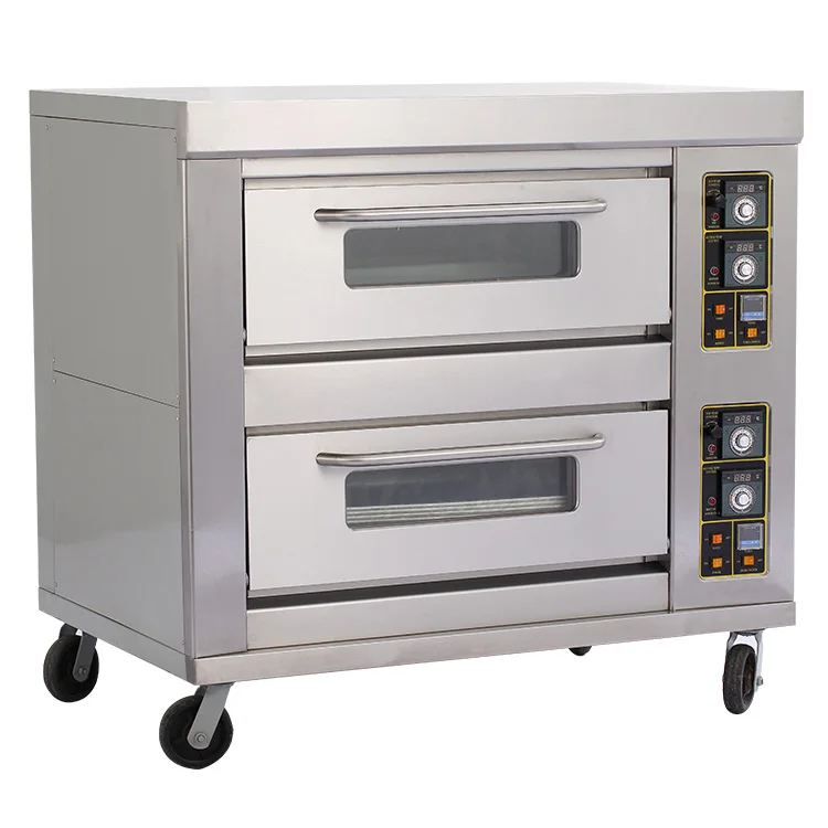 Commercial stainless steel gas pizza oven by china manufacturer guangzhou OEM factory
