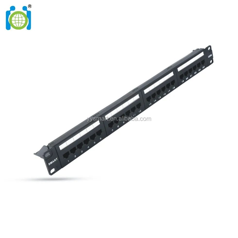  CAT.6 RJ45 amp 24 порта двойная коммутационная