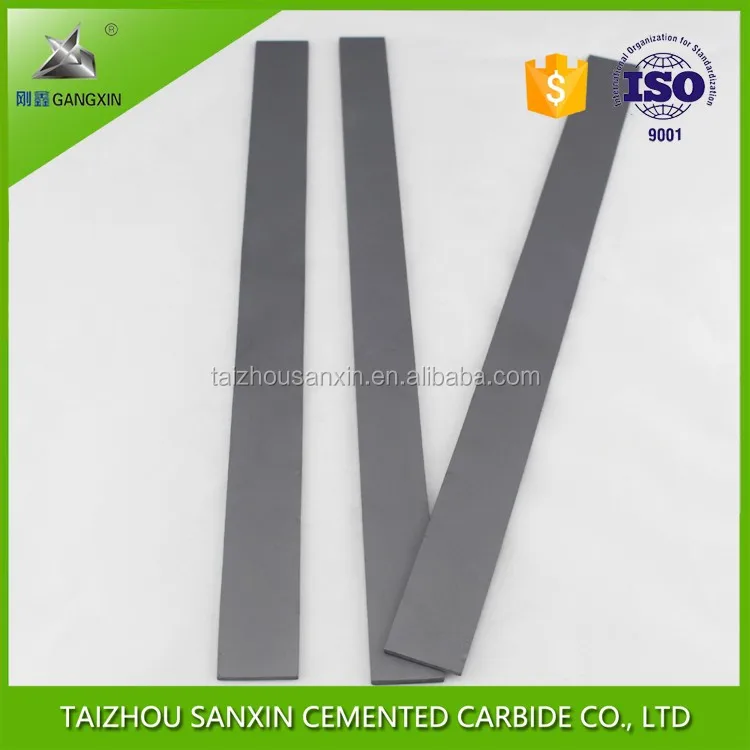 factory direct sale Custom yg6 yg8 yg12c tungsten carbide long sheets woodworking cutting tools strips sanxin