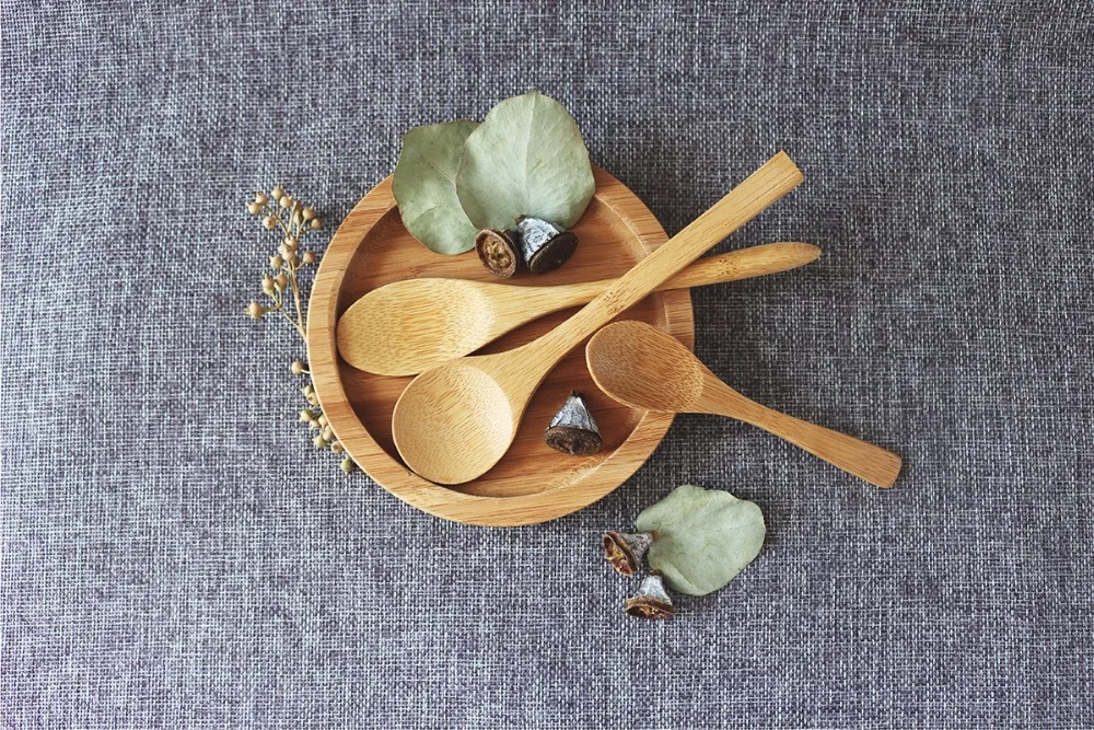 20cm bamboo scoop small spoon for rice serving