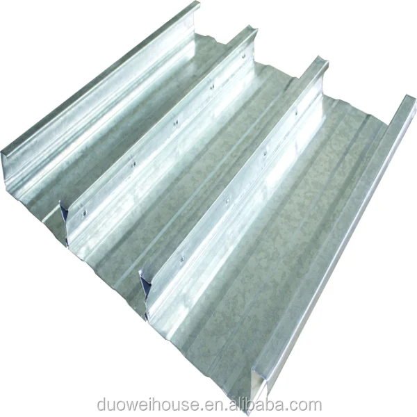 China Duowei Building Materials Galvanized Corrugated Metal Steel Floor Decking Sheet