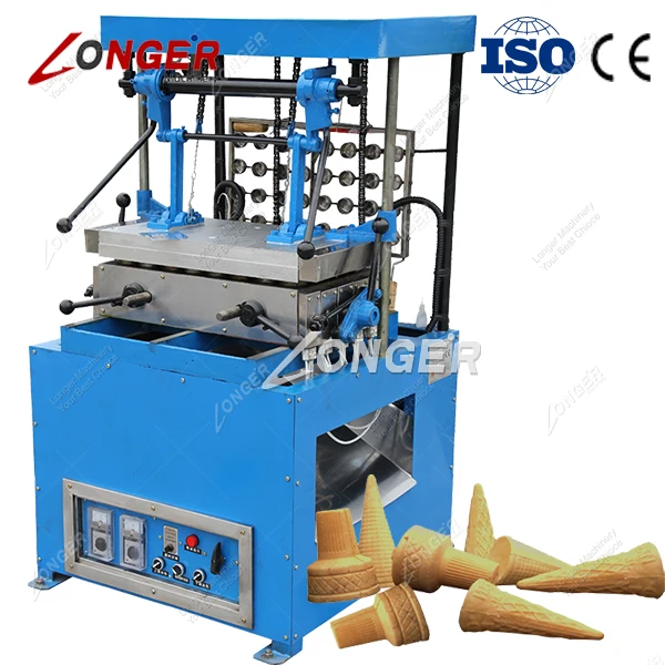 Горячая продажа Полуавтоматические оборудование для мороженых вафельных конусов