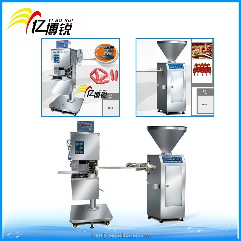 Sausage ham filling and clipping machine