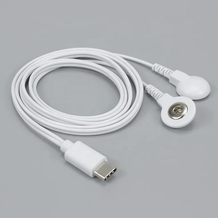 Snap tens lead wires ECG cable medical cable for surgical instrument type-c