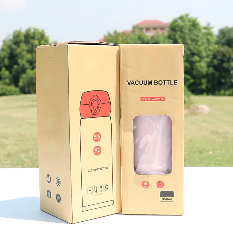 Cute Gradient Color Vacuum Cup 350ml Stainless Steel Insulated Thermos Flask For Gift