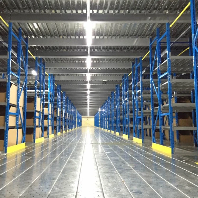 Heavy Duty High Quality OEM Warehouse Automated Storage Racking Steel Floor Platform Systems Multi-Level Mezzanine