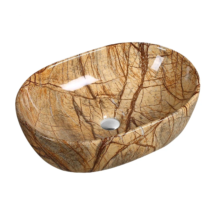 Italian Onyx Vessel Sink Ceramic Granite Marble Stone Bathroom Sink  counter top basin