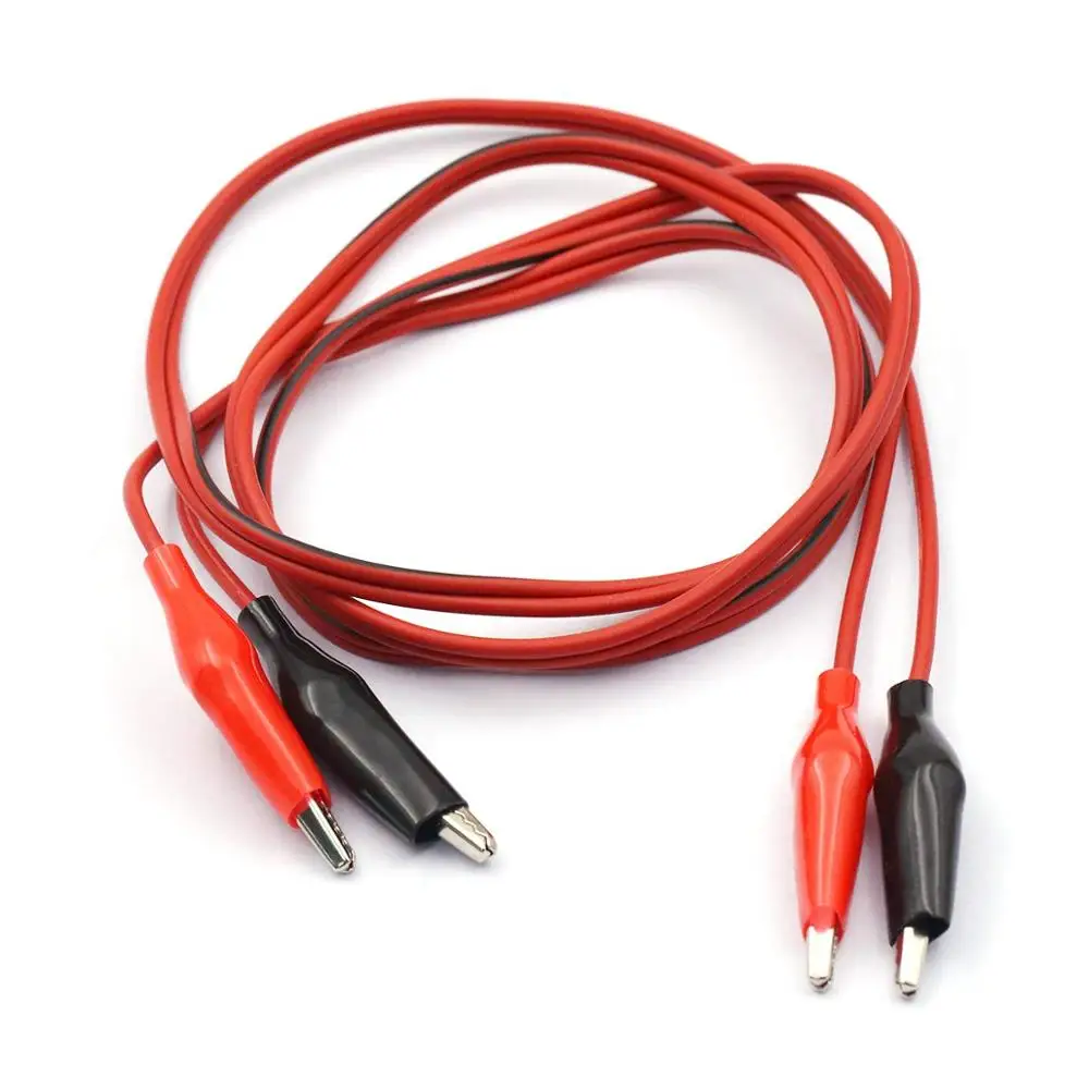 Gelsonlab Double Head Crocodile Alligator Clip wire test line Crocodile connecting wires for physical experiment