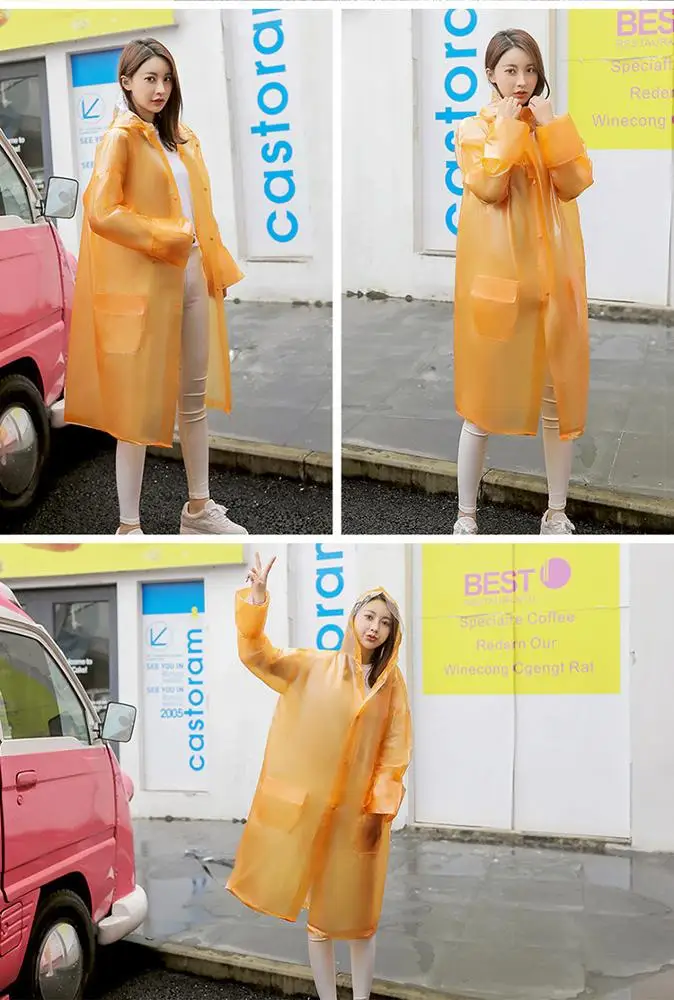 PVC coating wholesale women rain suit yellow rain coat,adult pvc rain cape