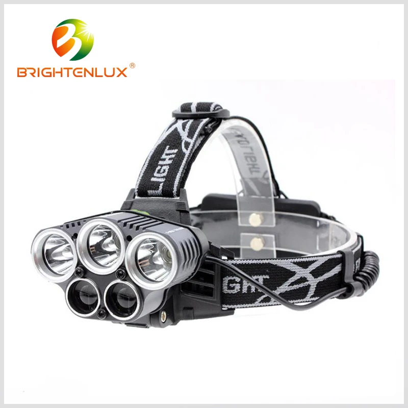 10W Zoom Lighting 1000 Lumen USB T6 Rechargeable High Power LED Headlamp WIth Charging Indicator