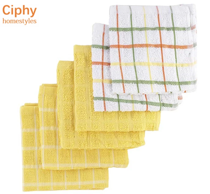 home textile white plain cheap cotton linen tea towel kitchen towel dish towel wholesale