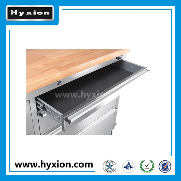 Metal tool cabinet work bench with 4drawers