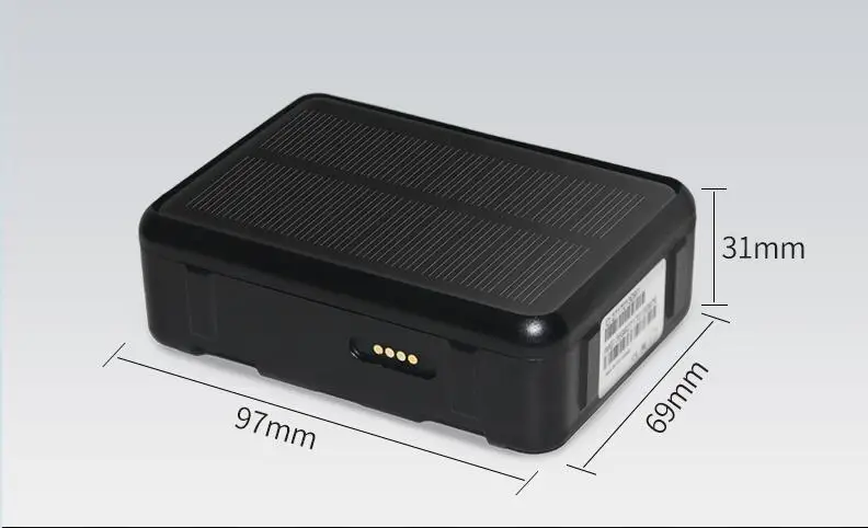 V34 Waterproof IP67 small pets gsm tracker solar power gps pet tracker collar with app