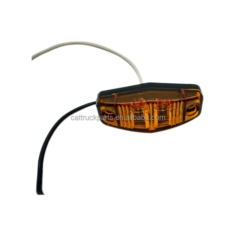 
New Products LED Light Red/Amber Surface Mount Clearance Universal Side Marker Trailer 