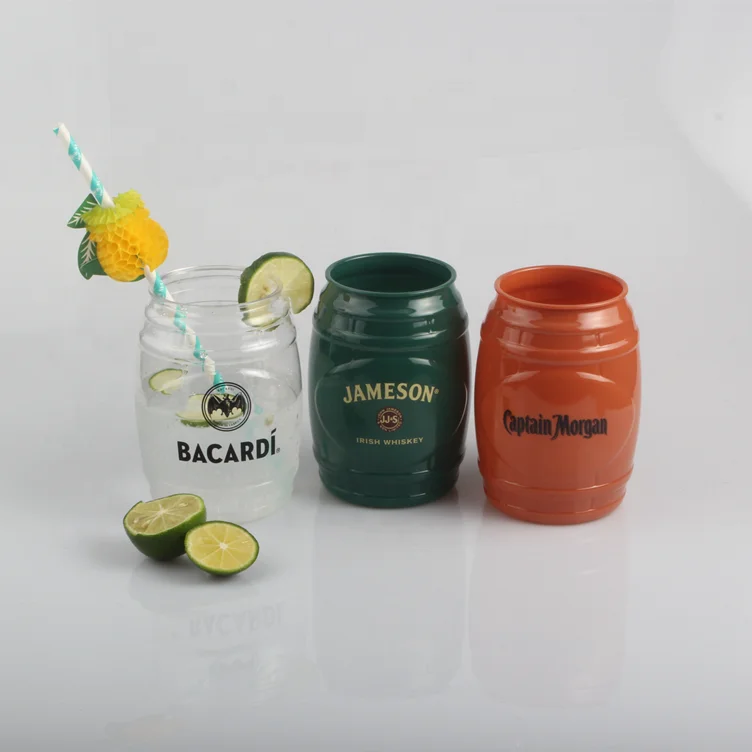 Plastic beer barrel cocktail cup