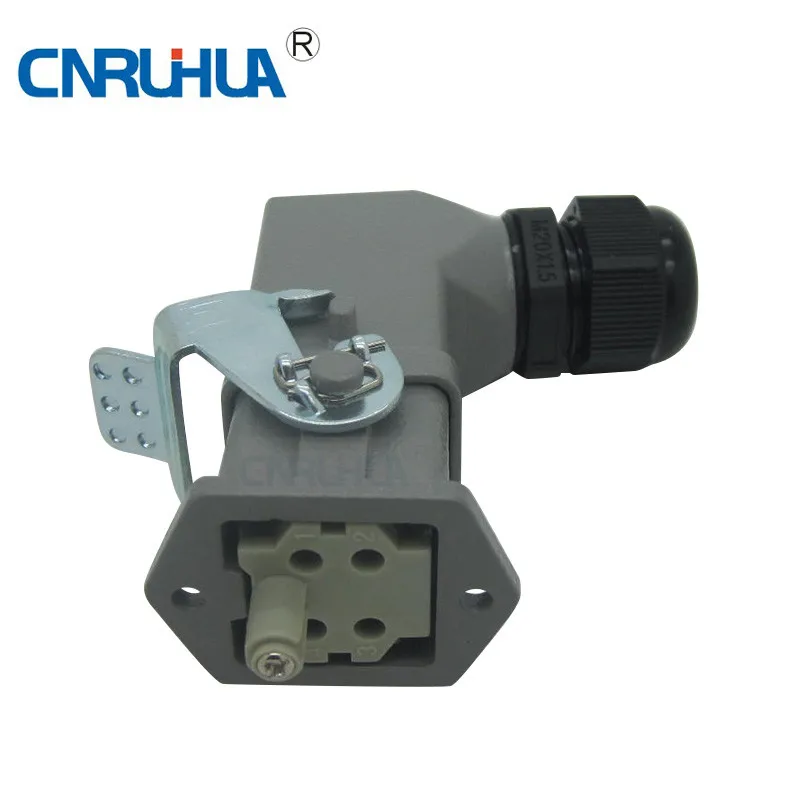 Hdc-ha-04-05d industrial cable connector heavy duty connector CE RoHS approval