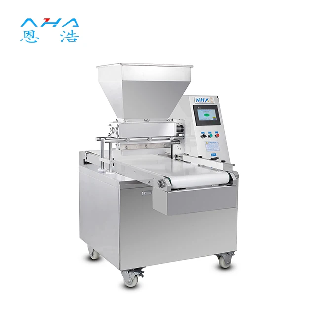 Free spare parts cake depositor press machine industrial dessert production line