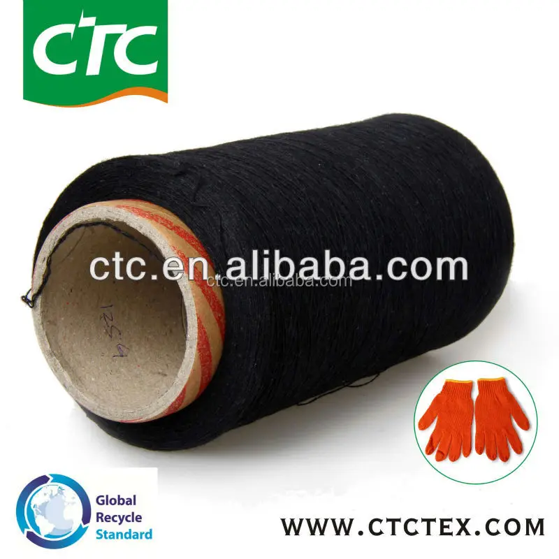 
regenerated cotton/polyester yarn for glove 