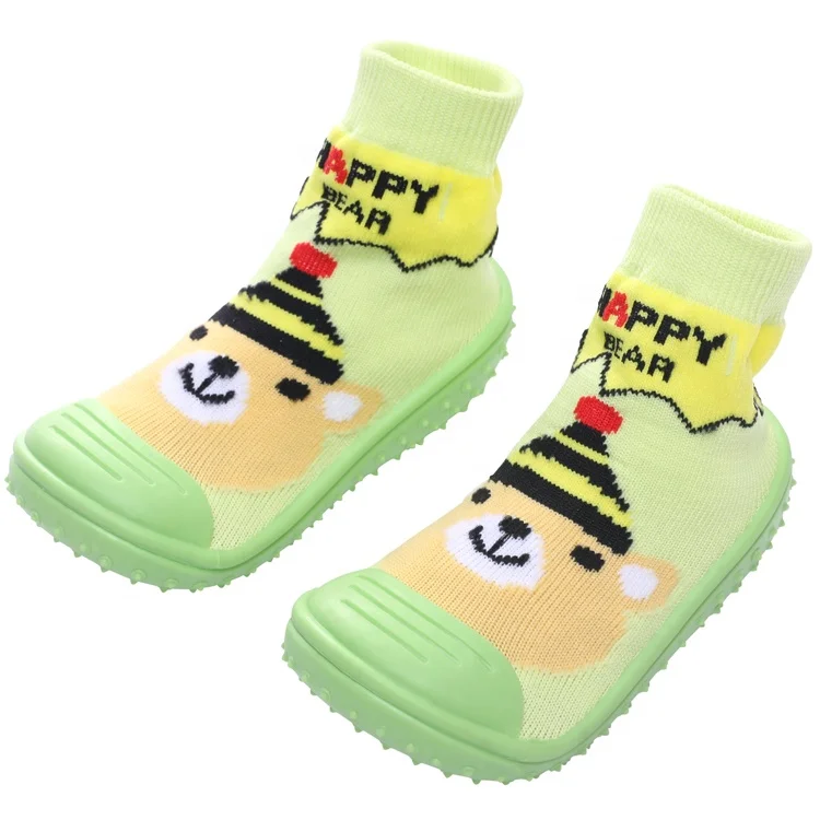 wholesale rubber sole baby boy gripper socks