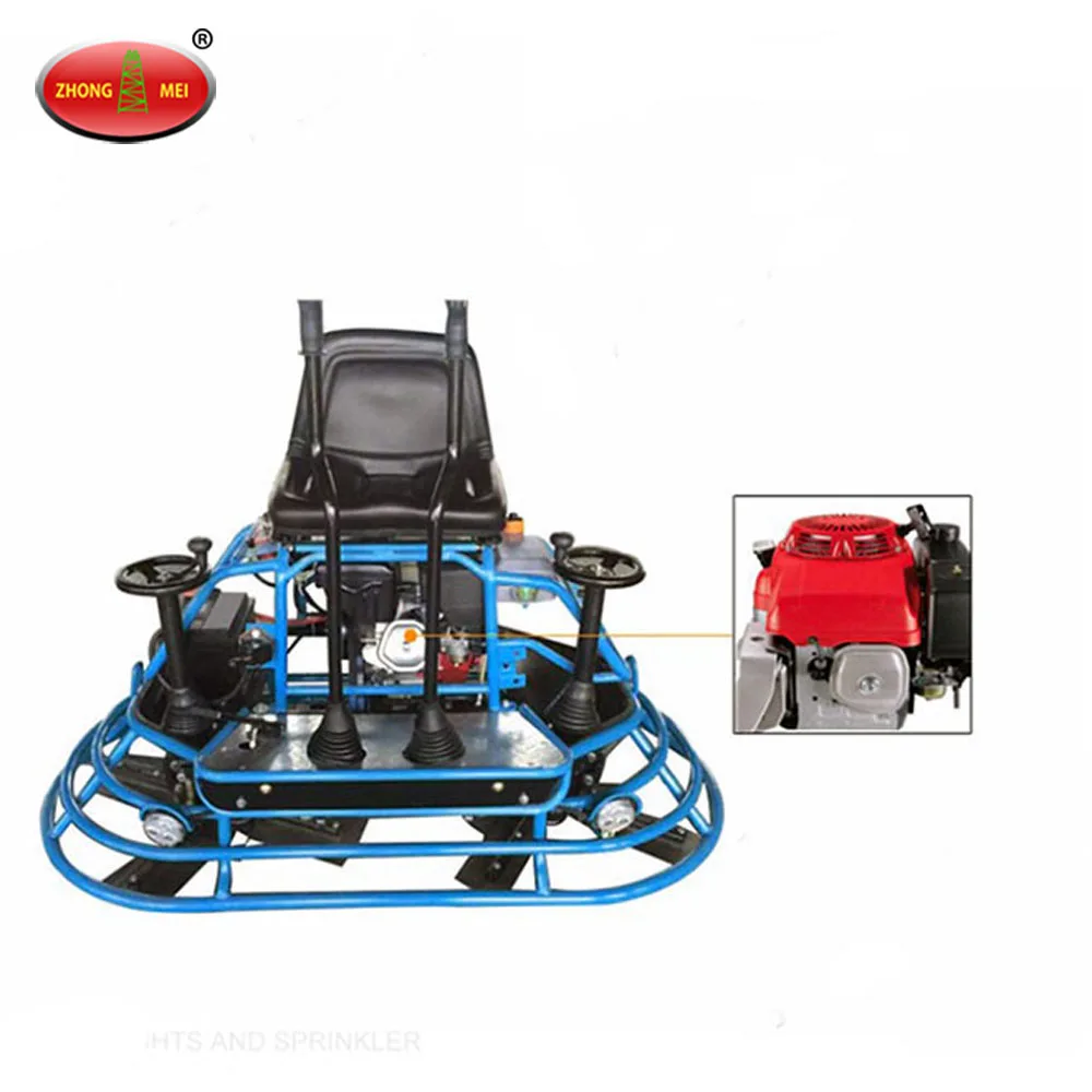 Ездить на уплотнения бетона пластинчатого типа Затирочная машина