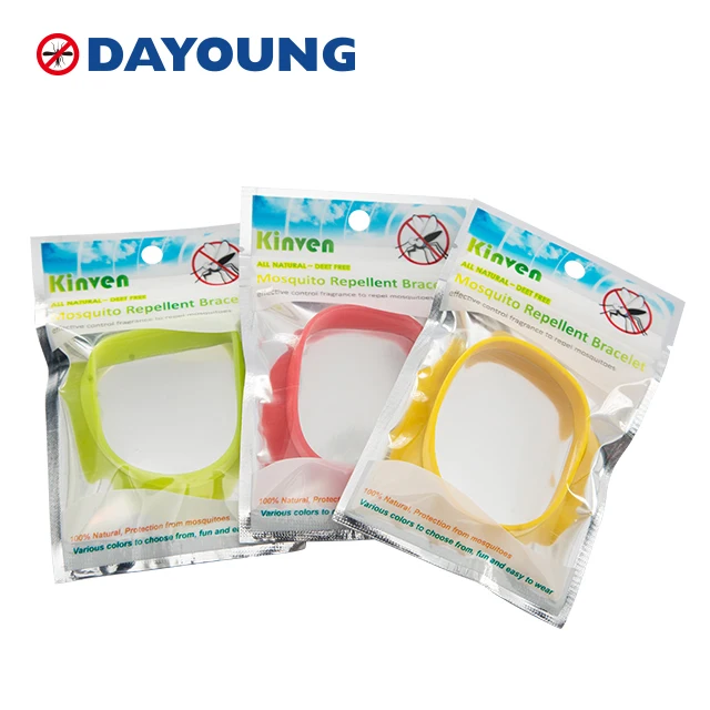 Dayoung 100% Citronella Oil Safe For Baby Deet Free Pest Control Silicone Mosquito Rpellent Bracelet bracelet anti moustiqu