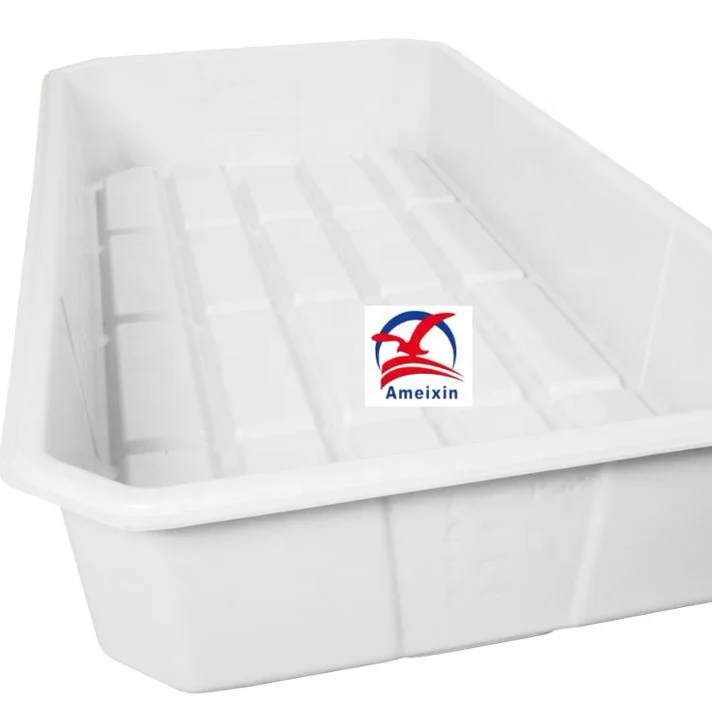 Plastic Hydroponic Cultivate Tray Hydroponic Growing Flat Tray