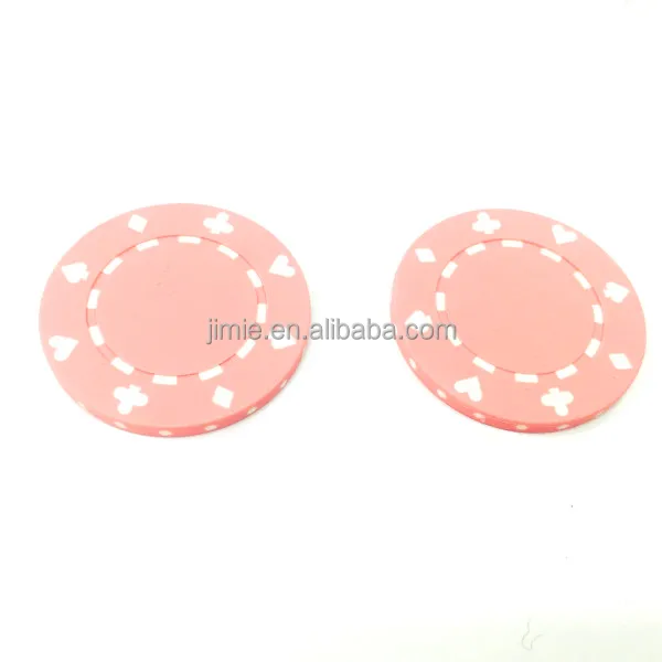 
lovely pink color plastic used poker chips for sale 