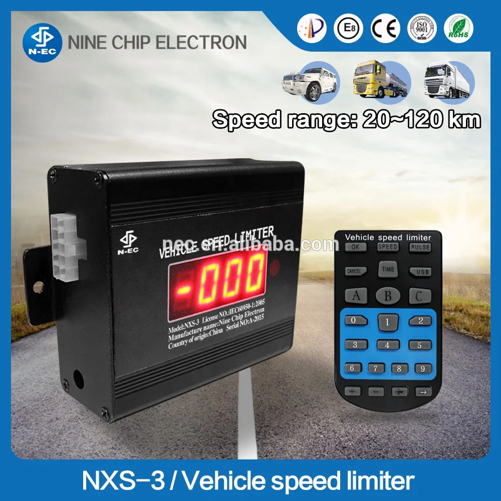 Remote car speed alarm Intelligent Vehicle speed limiter safety speed control device