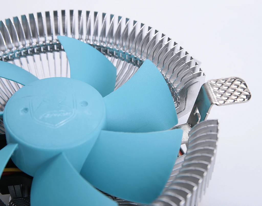 
New Blue 2021 Socket Lga 2011/1366/1156/115 3506 Cpu Cooler For Intel 1156 Pin Processors Radiator Fan 