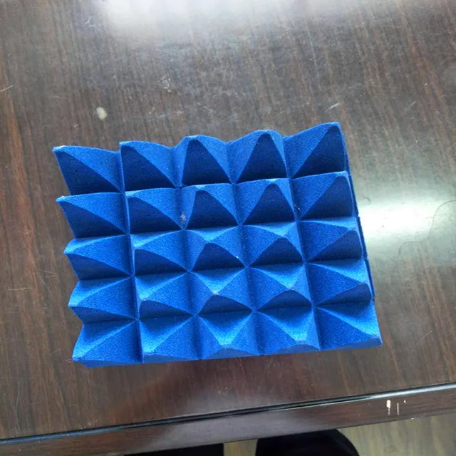 Pyramidal foam absorber for rf shielding room
