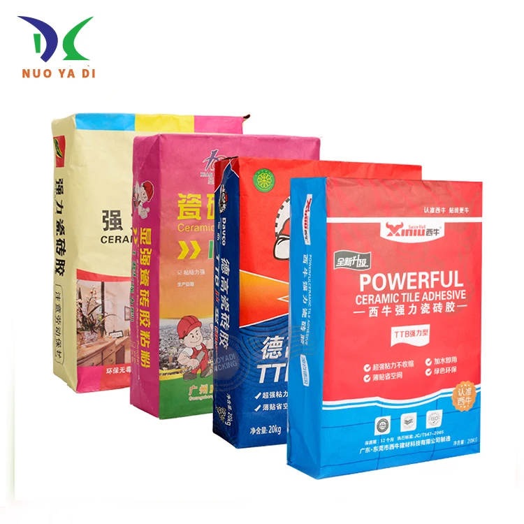 Factory Customized Recyclable sack 25 kg 50 kg cement bag PP Bags Woven Cement Paper Bag For Sale
