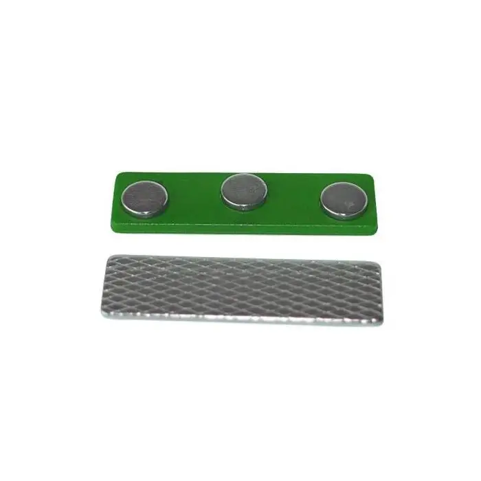 High Quality Custom Private Logo Accepted Magnetic Material Premium Name Badge Magnet