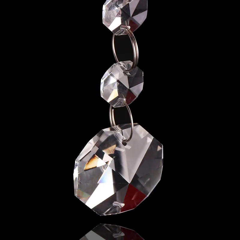 
Crystal Chandelier octagon beads wedding table decorations Lamp Parts 
