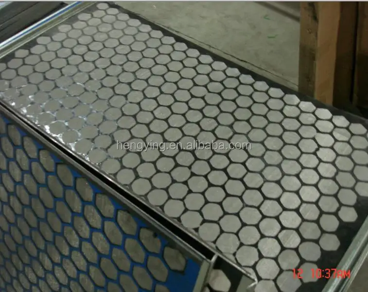 Крюк полоса с плоским экраном/масло вибрационный просеивания сетка