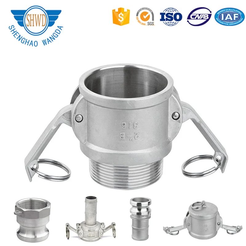 Wholesale Cheap Price 304/ 316 Stainless Steel Hose Quick Coupler Camlock Couplings