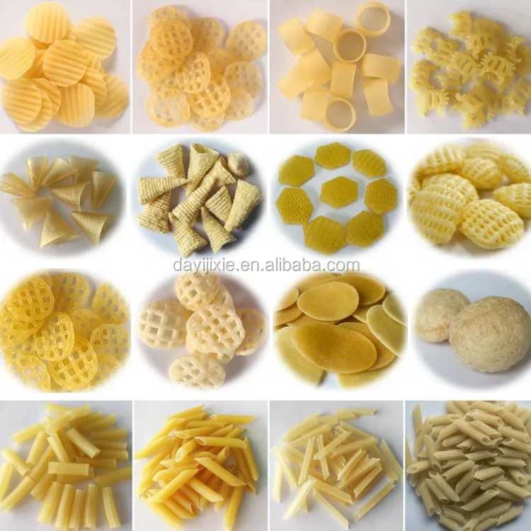 Sweet&Salty Caramel Coated Bugles Horn Corn Cap Snack Food Slanty Chips Machine Maker