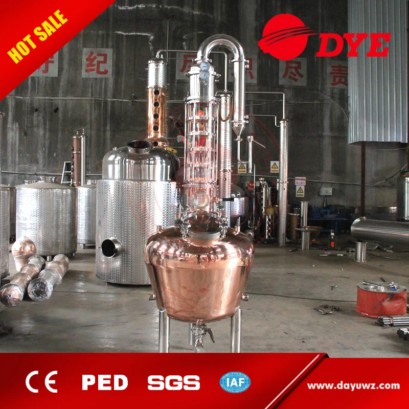 2017 Самый популярный дистиллятор из меди и нержавейки из Китая DYE