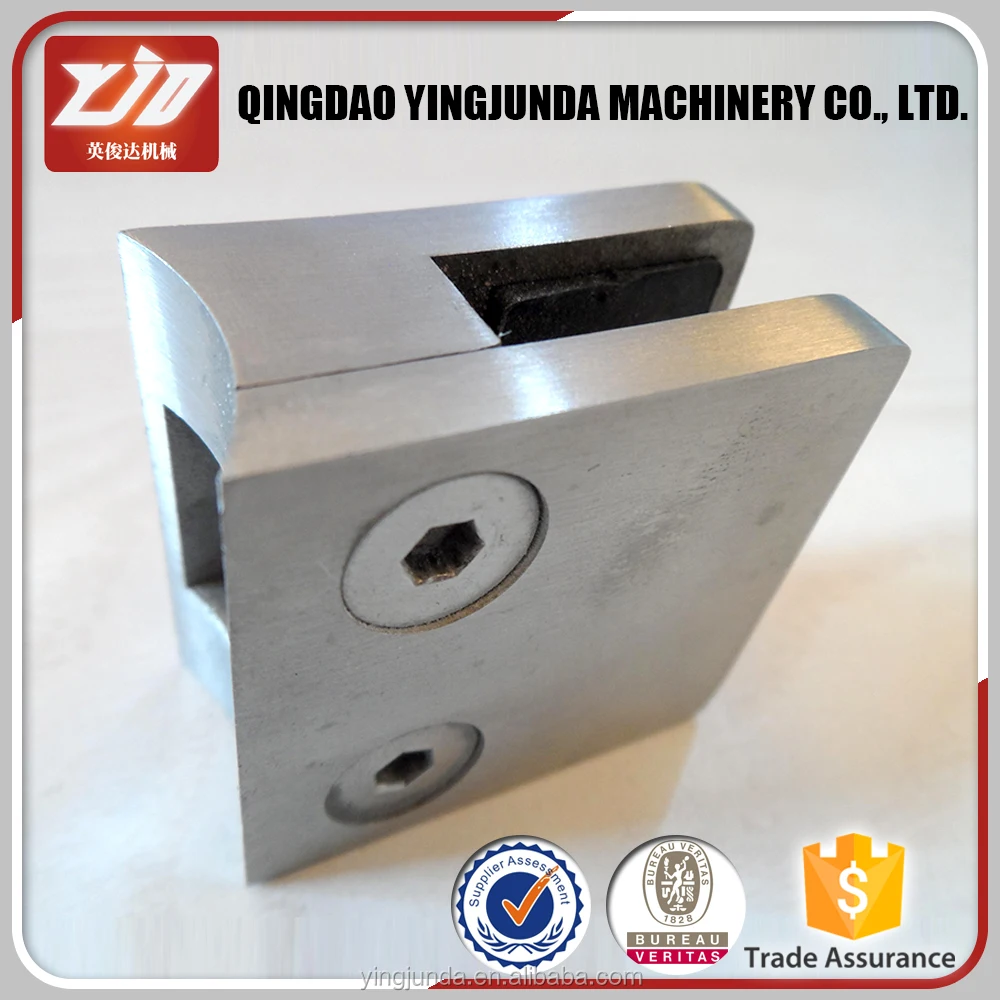 glass fitting accessories glass holding clips stainless steel glass clamp supplier
