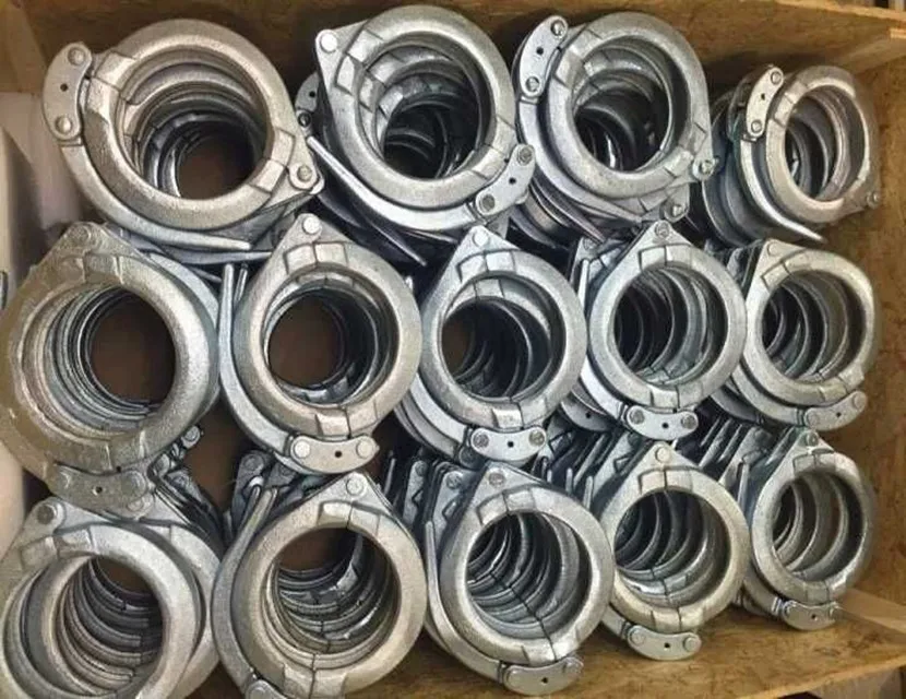 Galvanized DN125mm 5.5 Inch Concrete Pumping Hose Snap Clamp Couplings
