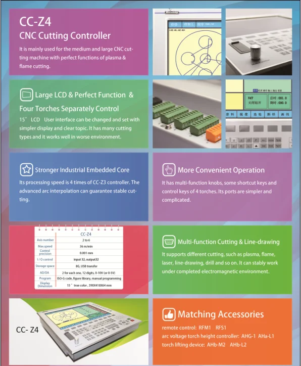 CNC CC-Z4  machine Controller CNC Cutting