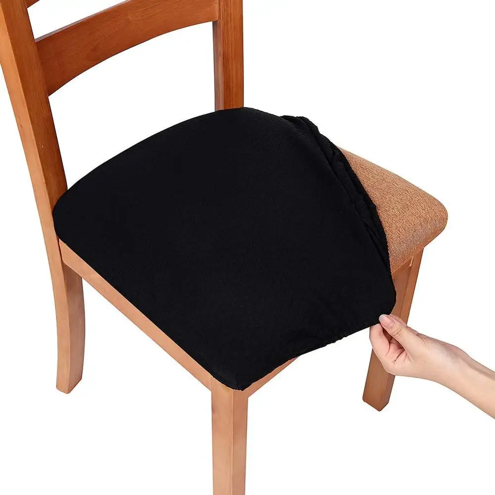 
Stretch Spandex Jacquard Dining Room Seat Chair Covers 
